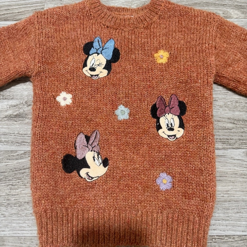 Disney Minnie Mouse Embroidered Sweater - Picture 3 of 5